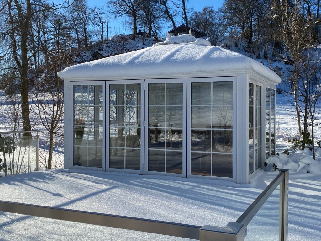 Cornwall-utstilling-snø