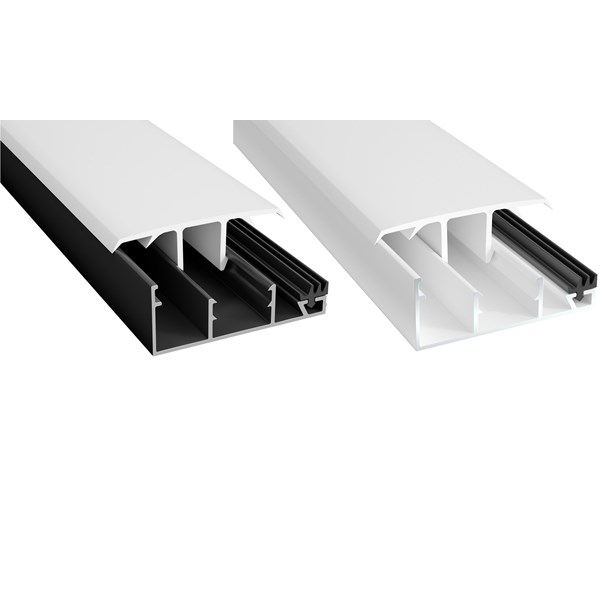 GOP kantprofil farge -hvit