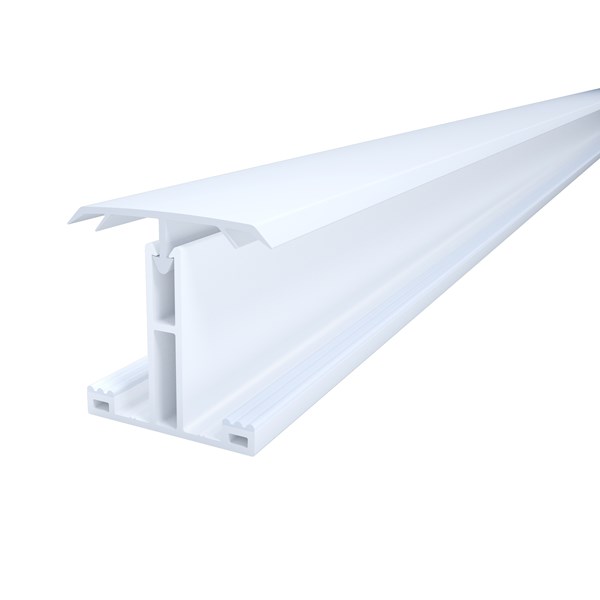 GOP midtprofil hvit 50 mm