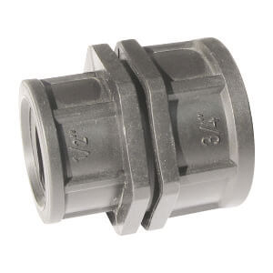 Plast Muffe 1" x 3/4"